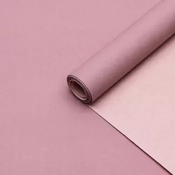 Бумага упаковочная крафт, ванильный-капучино, для цветов и флористики, 0.6810 м