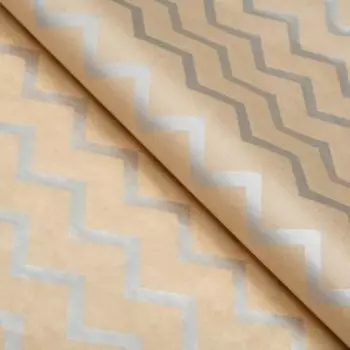 Бумага упаковочная крафт "Зигзаг", 0.6 х 10 м,70 г