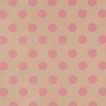 Бумага упаковочная крафтовая «Горох», 50 × 70 см