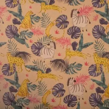 Бумага упаковочная крафтовая «Экзотика», 50 х 70 см