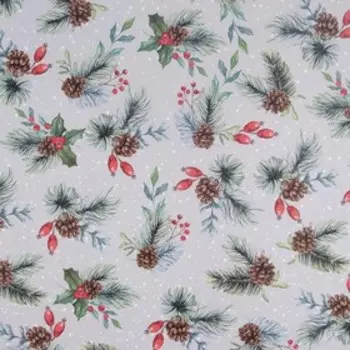 Бумага упаковочная крафтовая «Шишки», 70 100 см