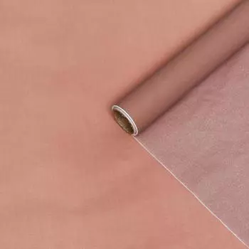 Бумага упаковочная тишью, кофейная, 0,6 х 10 м