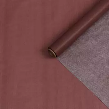 Бумага упаковочная тишью, коричневая, 0,6 х 10 м