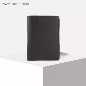 Обложка для автодокументов, отдел для паспорта, цвет коричневый