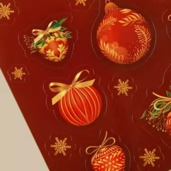 Бумажные наклейки «Искры золота», 11 × 18 см