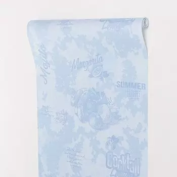 Бумажные обои Маргарита фон 1303-7, 0,53х10,05м, голубой