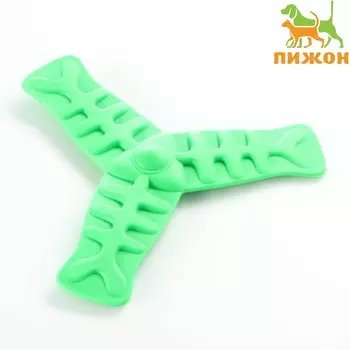 Бумеранг «Рыбы» тройной, 18.516.5 см, зелёный