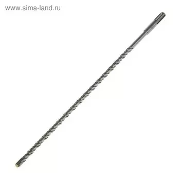 Бур по бетону ТУНДРА, двойная спираль, SDS-plus, 8 х 350 мм