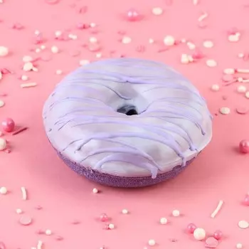 Бурлящий пончик «Очень черничный», 130 г