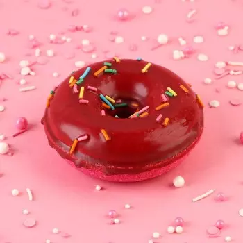 Бурлящий пончик «Вишневый пунш», 130 г