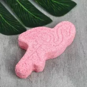 Бурляший шар «Фламинго», с ароматом малины, 75 г