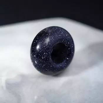 Бусина "Авантюрин синий" d=14мм, d отверстия=5мм