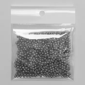 Бусина «Гематит» d=3мм, набор 10г, цвет серебро
