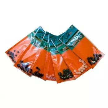 Бусина, пакет, силикон, светящаяся, d=9 мм, 12 шт