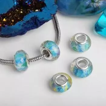 Бусины «Геометрия», для творчества, гранёная, для творчества, цветная