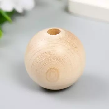 Бусины деревянные d-35 мм (1 шт)