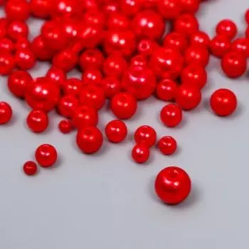 Бусины для творчества пластик «Круглые. Искушение», d=3-8 мм, набор 10 г