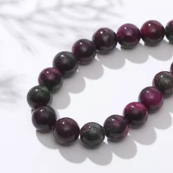 Бусины на нити шар №12 "Турмалин", 40см