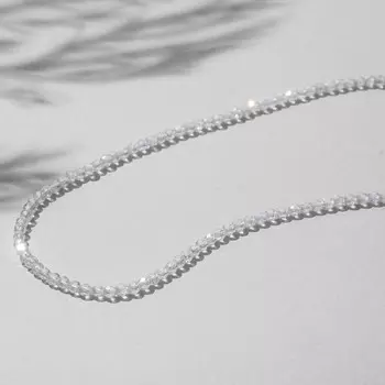 Бусины на нити шар №2 "Шпинель" , цвет радужный, 34см