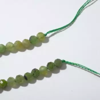 Бусины на нити шар №4 гранёный "Пренит", +/-38см