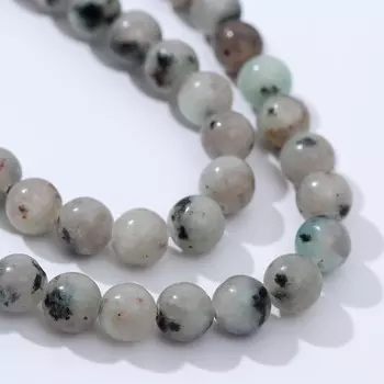 Бусины на нити шар №6 "Кварц", +/-38см