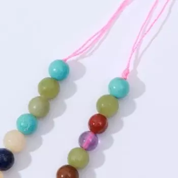 Бусины на нити шар №6 "Самоцвет", +/-36см