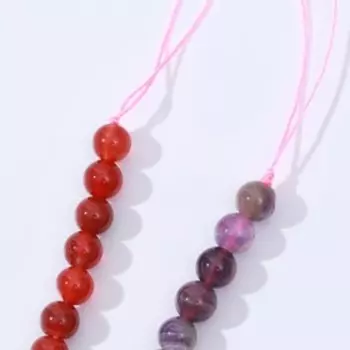 Бусины на нити шар №6 "Самоцвет", +/-38см