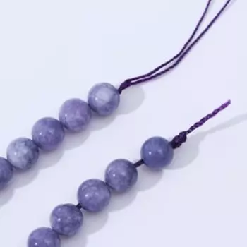 Бусины на нити шар №8 "Аметрин", +/-38см