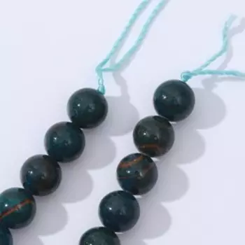 Бусины на нити шар №8 "Апатит", +/-38см