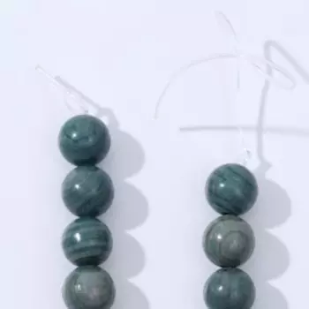 Бусины на нити шар №8 "Яшма", +/-39см