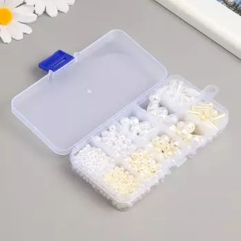 Бусины в шкатулке «Жемчужные», 10 делений 12.96.72.2 см