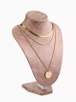 Бюст для украшений QF, 161121 см, розовый