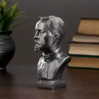 Бюст «Дзержинский», фигурка гипс, металлик, 6126 см