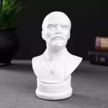 Бюст Ленина белый, 12х7,5см