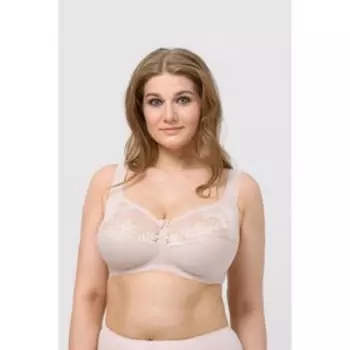 Бюст, размер 100E, цвет серебристый пион