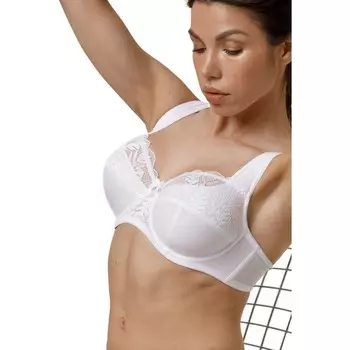 Бюстгальтер Lengy, размер 100G, цвет белый
