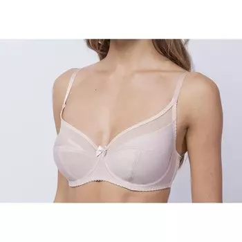 Бюстгальтер Lengy, размер 75D, цвет серебристый пион