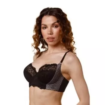 Бюст, размер 75E, цвет чёрный