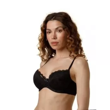 Бюстгальтер Lengy, размер 80G, цвет чёрный