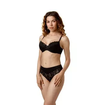 Бюстгальтер Lengy, размер 80G, цвет чёрный