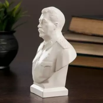 Бюст «Сталин белый», фигурка гипс, 71216 см