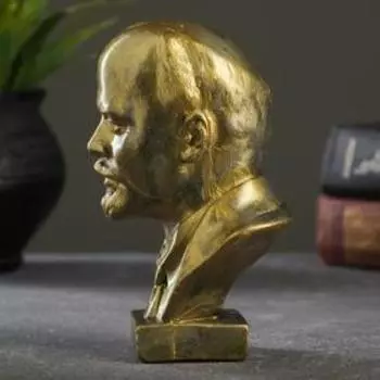 Бюст «Ленин В.И.», фигурка гипс, под латунь, 15108 см