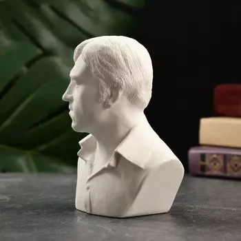 Фигурка «Бюст Высоцкого», белый, 13 см