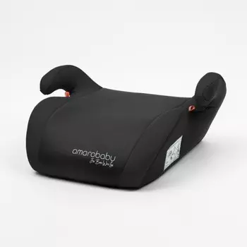 Бустер автомобильный детский AmaroBaby Enjoy, группа 3 (22-36 кг), цвет чёрный