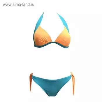 Бюстгальтер купальный женский, размер 75B, цвет небесный