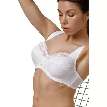 Бюстгальтер Lengy, размер 90F, цвет белый