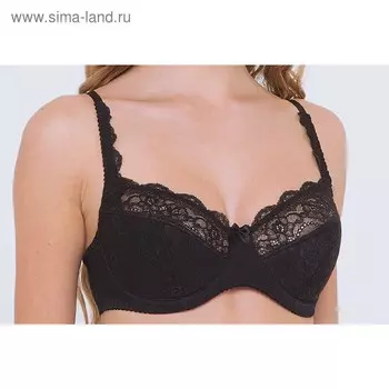 Бюстгальтер Lengy женский, размер 75D, цвет чёрный