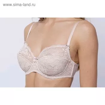 Бюстгальтер Lengy женский «Серебристый пион», размер 75F