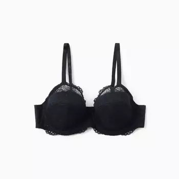 Бюстгальтер женский, цвет черный, размер 75C