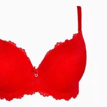 Бюстгальтер женский, цвет красный, размер 100D